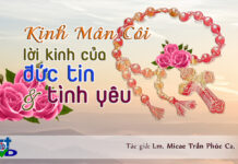 KINH MÂN CÔI – LỜI KINH CỦA ĐỨC TIN VÀ TÌNH YÊU
