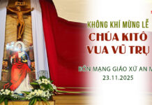 KHÔNG KHÍ CHUẨN BỊ MỪNG LỄ CHÚA KITÔ VUA VŨ TRỤ – BỔN MẠNG GIÁO XỨ AN MỸ