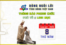RAO PHONG CHỨC PHÓ TẾ và LINH MỤC (08/01/2026)