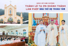 THÁNH LỄ TẠ ƠN KHÁNH THÀNH LÀM PHÉP NHÀ THỜ HỌ TRUNG TÂM – GIÁO XỨ KIM CƯƠNG