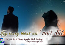 Hãy trung thành với “mặt đất”