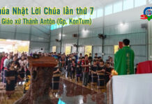 CHÚA NHẬT LỜI CHÚA LẦN THỨ 7 TẠI GIÁO XỨ ANTÔN
