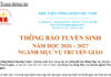 HVCGVN TUYỂN SINH NGÀNH MỤC VỤ TRUYỀN GIÁO NĂM HỌC 2026 – 2027