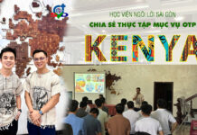 CHIA SẺ OTP KENYA TẠI HỌC VIỆN NGÔI LỜI