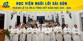 Học viện Ngôi Lời Sài Gòn: Thánh Lễ Tạ Ơn và Tổng kết Năm học 2025-2026