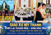 GIÁO XỨ MỸ THANH: KHÉP LẠI THÁNG HOA – ĐƠM HOA TRÁI TRONG HÀNH TRÌNH ĐỨC TIN THIẾU NHI
