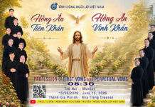 Kính báo: THÁNH LỄ HỒNG ÂN VĨNH KHẤN & TIÊN KHẤN * 8h30′ Thứ Hai, 15/06/2026 * Ngôi Lời Việt Nam