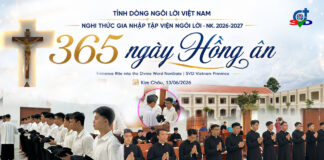 NGHI THỨC GIA NHẬP TẬP VIỆN DÒNG NGÔI LỜI NĂM 2026