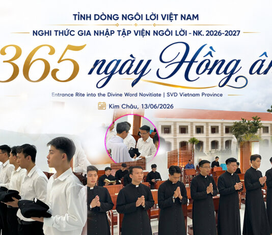 NGHI THỨC GIA NHẬP TẬP VIỆN DÒNG NGÔI LỜI NĂM 2026