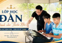 LỚP HỌC ĐÀN DÀNH CHO THIẾU NHI GIÁO HỌ THỊNH SƠN – GIÁO XỨ MỸ THANH