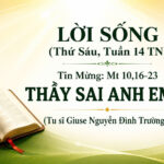LỜI SỐNG (Thứ Sáu, Tuần 14 TN)