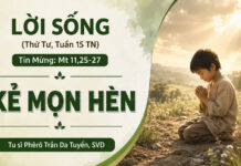LỜI SỐNG (Thứ Tư, Tuần 15 TN)