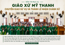 GIÁO XỨ MỸ THANH CHUYỂN GIAO SỨ VỤ VÀ THÁNH LỄ NHẬN CHÁNH XỨ