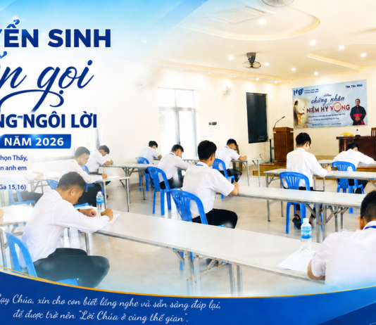 TUYỂN SINH ƠN GỌI DÒNG NGÔI LỜI NĂM 2026