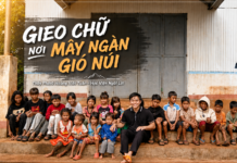 GIEO CHỮ NƠI MÂY NGÀN GIÓ NÚI