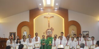 GIÁO XỨ PHƯỚC ĐỒNG: THÁNH LỄ TRI ÂN HỘI ĐỒNG MỤC VỤ MÃN NHIỆM, TRAO ỦY NHIỆM THƯ CHO TÂN HỘI ĐỒNG MỤC VỤ VÀ CÔNG BỐ BÀI SAI CỦA CHA PHÓ GIUSE CAO THẾ VĨNH, SVD
