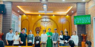 CỘNG ĐOÀN NGÔI LỜI KIM LÂM: CẦU NGUYỆN CHO CÔNG TRÌNH TẠO DỰNG VÀ TIẾP BƯỚC ĐẾN TRƯỜNG