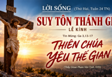 LỜI SỐNG (Thứ Hai, Tuần 24 TN)