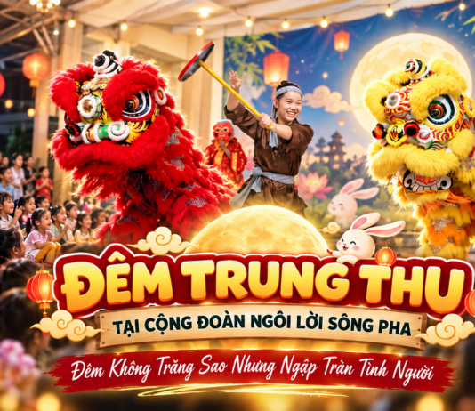 Đêm Trung Thu tại Cộng đoàn Ngôi Lời Sông Pha: Đêm Không Trăng Sao Nhưng Ngập Tràn Tình Người