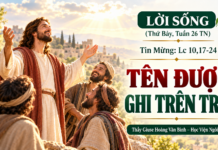 LỜI SỐNG (Thứ Bảy, Tuần 26 TN)