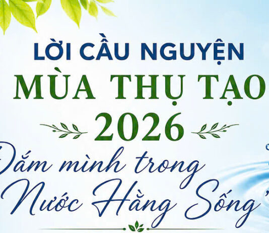 LỜI CẦU NGUYỆN MÙA THỤ TẠO – NĂM 2026
