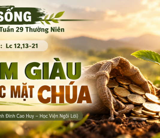 LỜI SỐNG (Thứ Hai, Tuần 29 TN)