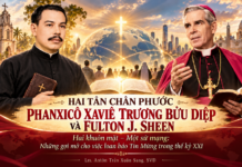 HAI TÂN CHÂN PHƯỚC PHANXICÔ XAVIÊ TRƯƠNG BỬU DIỆP VÀ FULTON J. SHEEN Hai khuôn mặt – Một sứ mạng: Những gợi mở cho việc loan báo Tin Mừng trong thế kỷ XXI