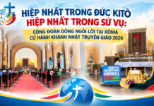 HIỆP NHẤT TRONG ĐỨC KITÔ – HIỆP NHẤT TRONG SỨ VỤ: CỘNG ĐOÀN DÒNG NGÔI LỜI TẠI RÔMA CỬ HÀNH KHÁNH NHẬT TRUYỀN GIÁO 2026