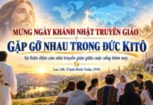 MỪNG NGÀY KHÁNH NHẬT TRUYỀN GIÁO: GẶP GỠ NHAU TRONG ĐỨC KITÔ Sự hiện diện của nhà truyền giáo giữa cuộc sống hôm nay